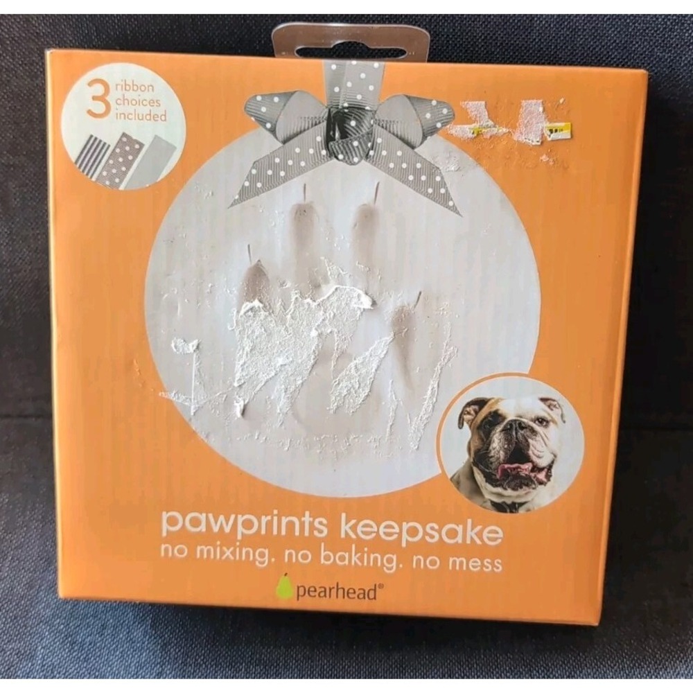 Pawprint Ornament Kit Pearhead Pet DIY Pawprints Keepsake Dogs Or Cats